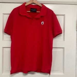 League of Rebels red polo